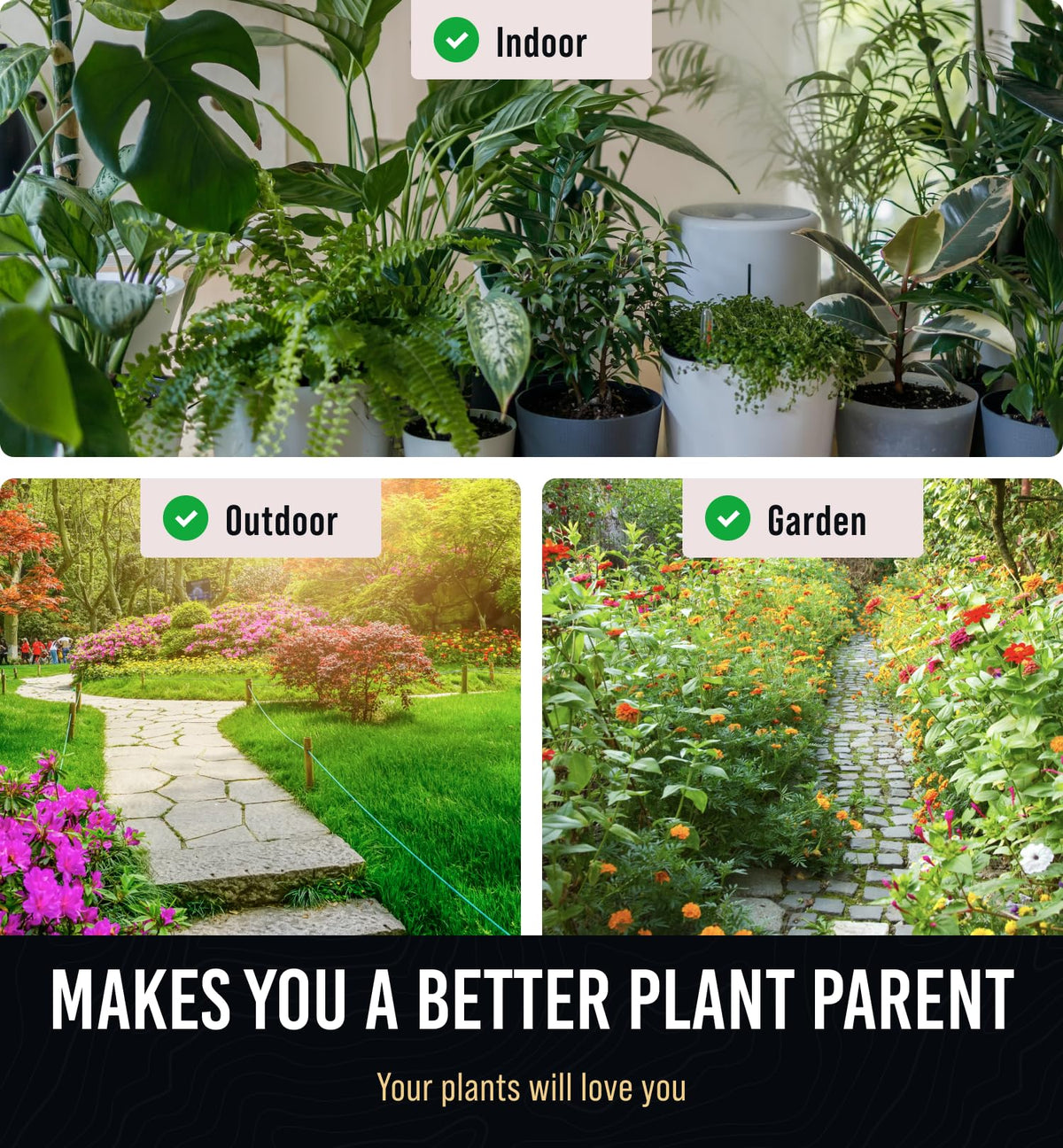 Compact GROWIT setup for garden and balcony plant monitoring.