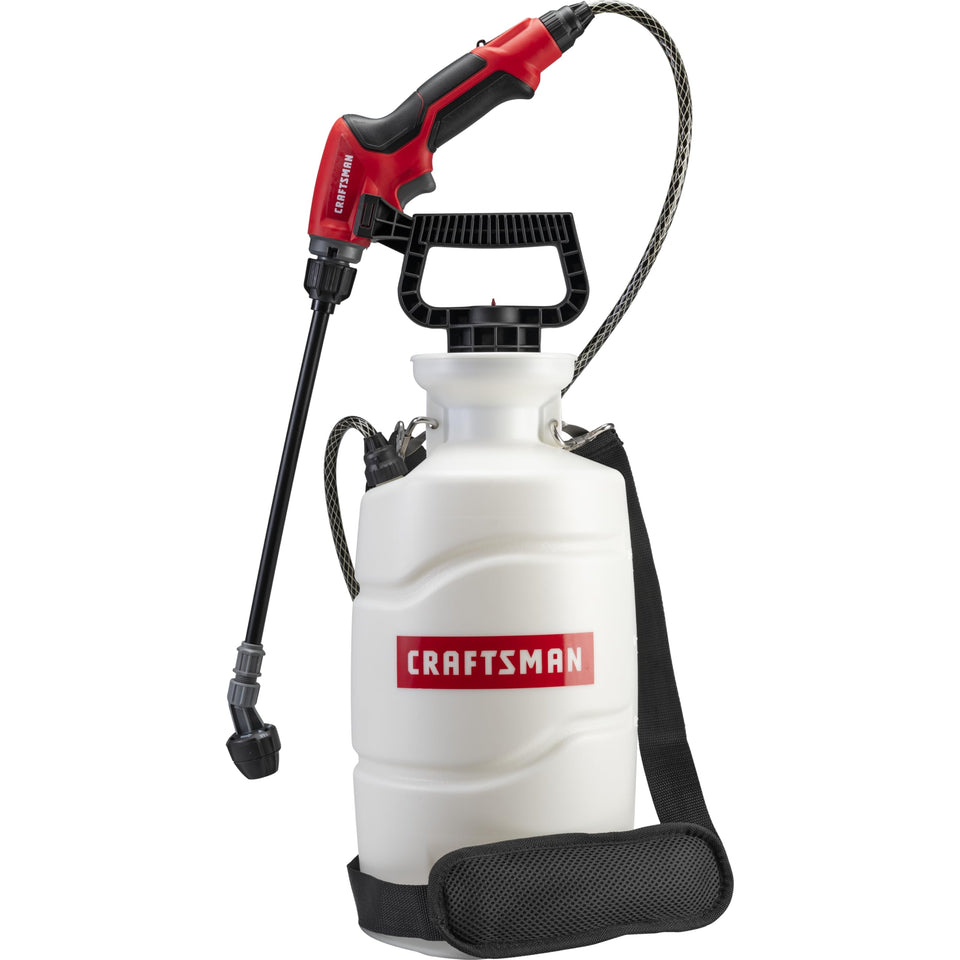 CRAFTSMAN 2-Gallon Power Wand Sprayer with rechargeable battery for easy spraying
