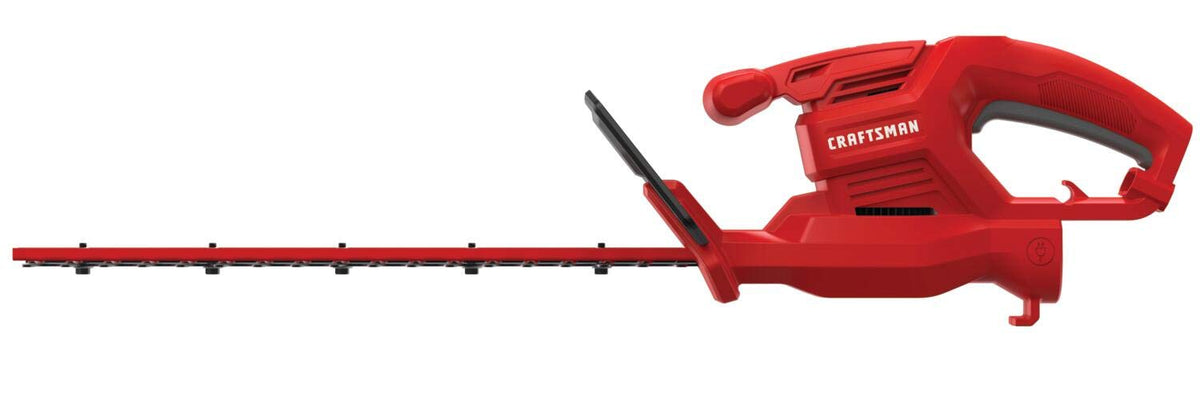 CRAFTSMAN hedge trimmer compact size enables easy maneuvering