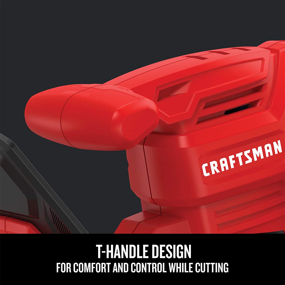 CRAFTSMAN hedge trimmer 58in cut capacity handles thicker growth