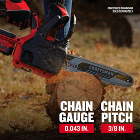 Craftsman replacement chain ready for installation and quick use.