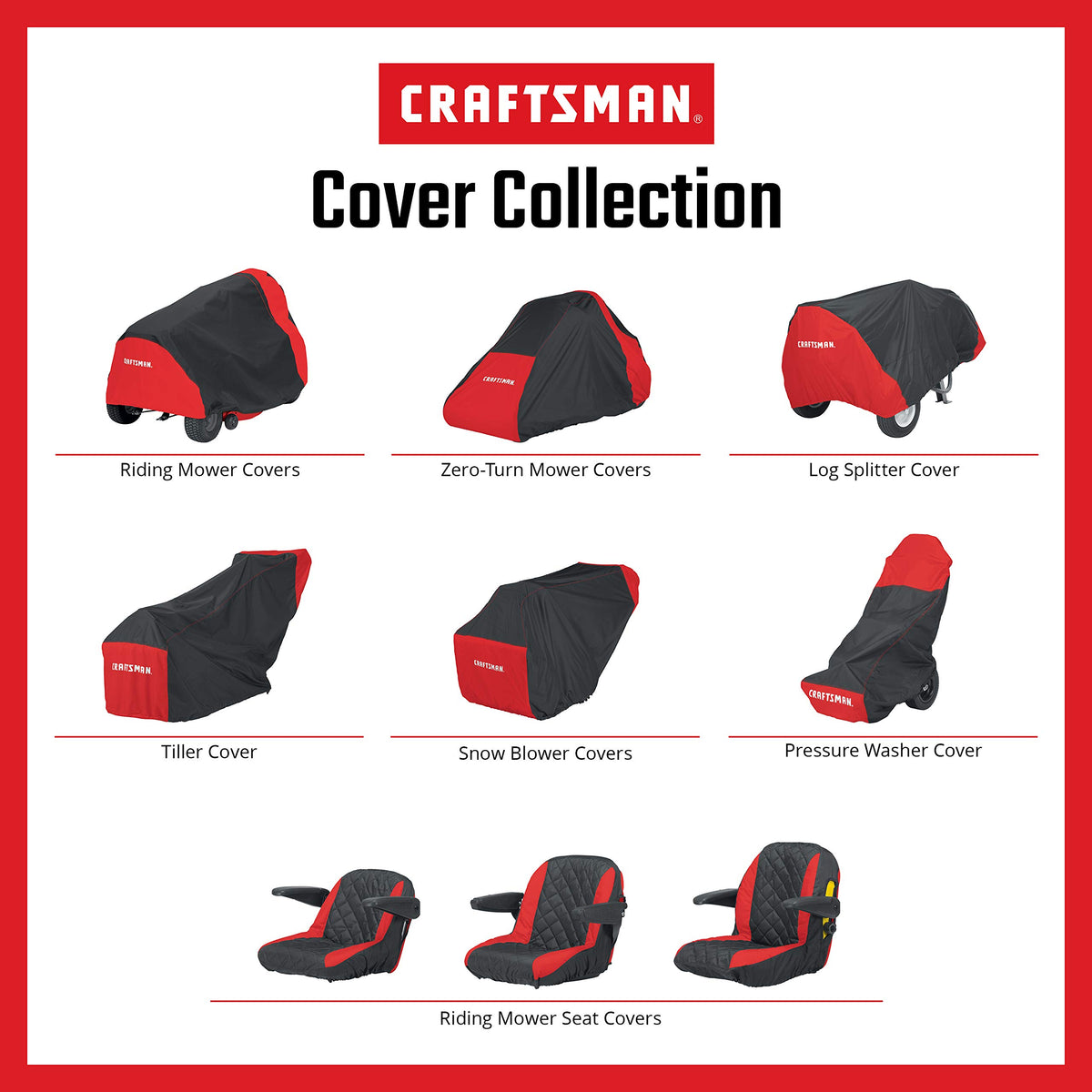 Craftsman riding mower cover medium, fits decks up to 54 inches