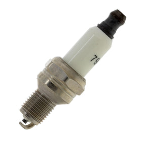 Close-up of installation-ready Craftsman spark plug for easy maintenance.