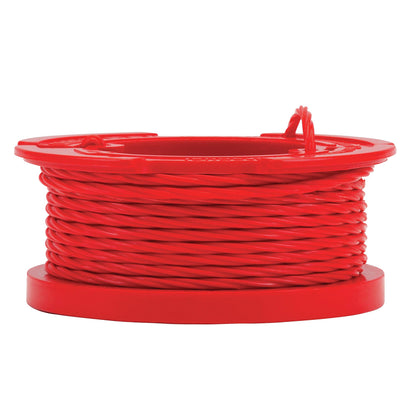 CRAFTSMAN twist line 0.08-inch spool in red for smooth trimming.