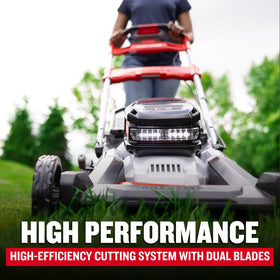 CRAFTSMAN V20 RP 21in mower self-propelled handle for effortless maneuvering