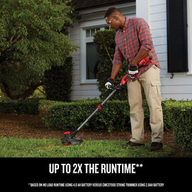 CRAFTSMAN V20 weedwacker adjustable pole adapts to your height