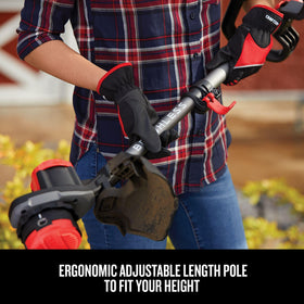 Craftsman V20 Weedwacker bump feed mechanism enabling quick line advancement