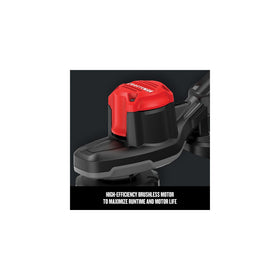 Craftsman V20 Weedwacker cordless design offering unrestricted mobility