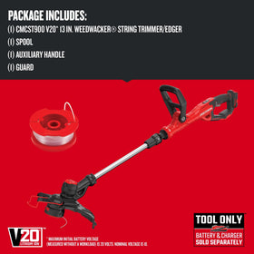 Craftsman V20 WeedWacker ergonomic telescoping pole for comfortable trim