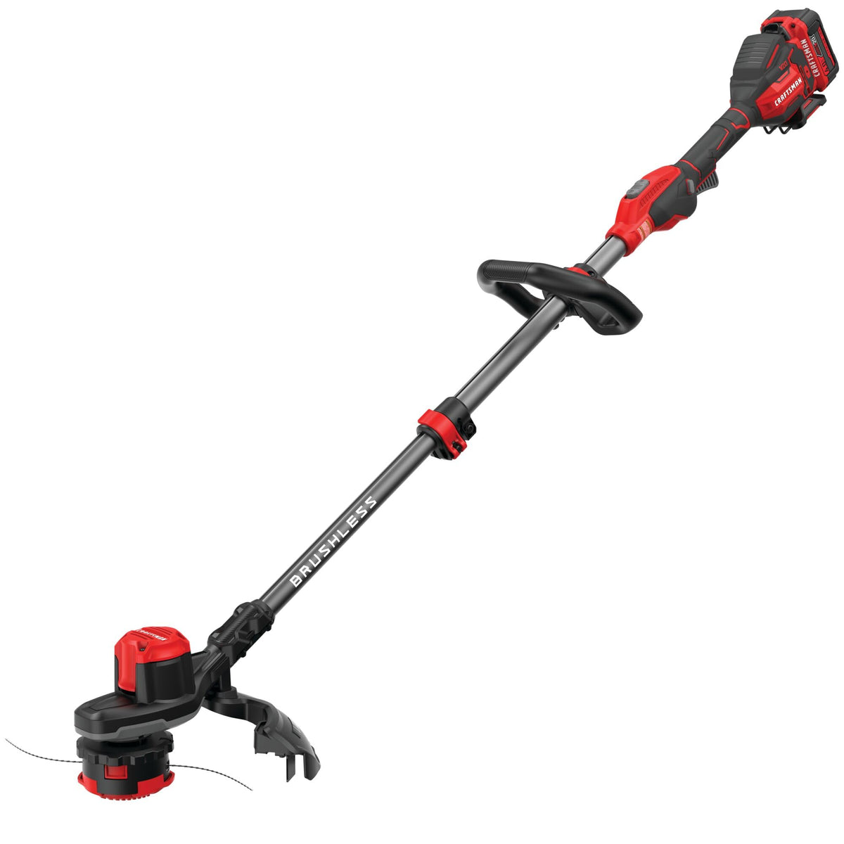 Craftsman V20 Weedwacker quickwind spool in action showing fast line replacement