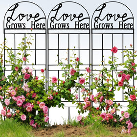 CraftyDream weatherproof outdoor trellis withstands wind and rain for years.