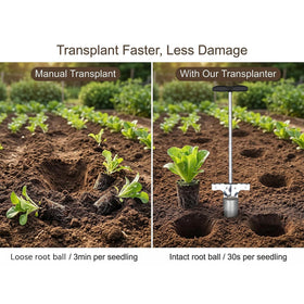 CRAFTZONE lawn sod plugger in action for turf repairs
