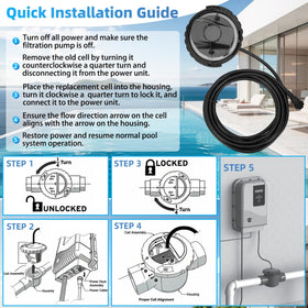 CRAIVON R0693900 up to 50 percent chlorine savings during regular pool care