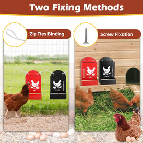 Crazydeer rain cover protects feed from moisture.
