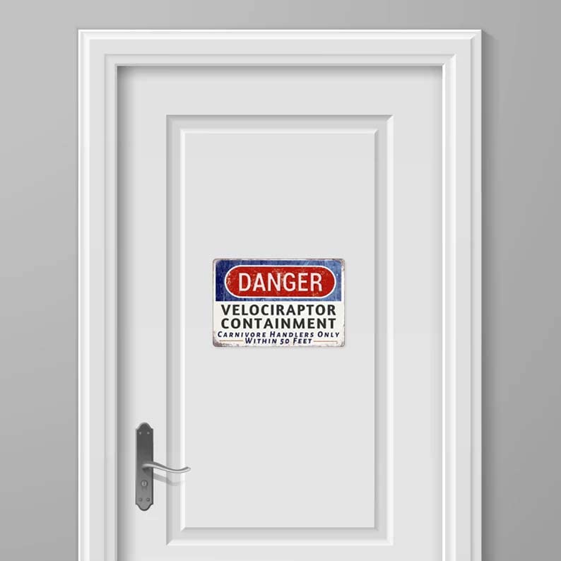 CrazySign Weather-resistant sign elevates themed decor from bedroom to barn door.