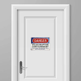 CrazySign Weather-resistant sign elevates themed decor from bedroom to barn door.