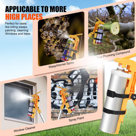 Creative.C universal compatibility with most aerosol cans supports DIY, pest control, and cleaning.