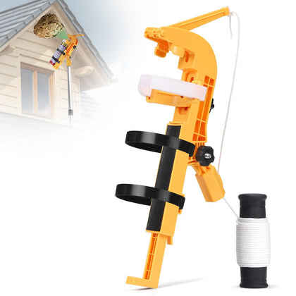 Creative.C upgraded extension pole adaptor in yellow provides wider reach for safe spraying.