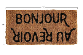 Creative Co-Op coir fiber texture close up showing natural material