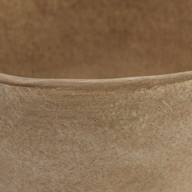 Creative Co-Op five-point-five-inch diameter footed planter suits small-space arrangements.