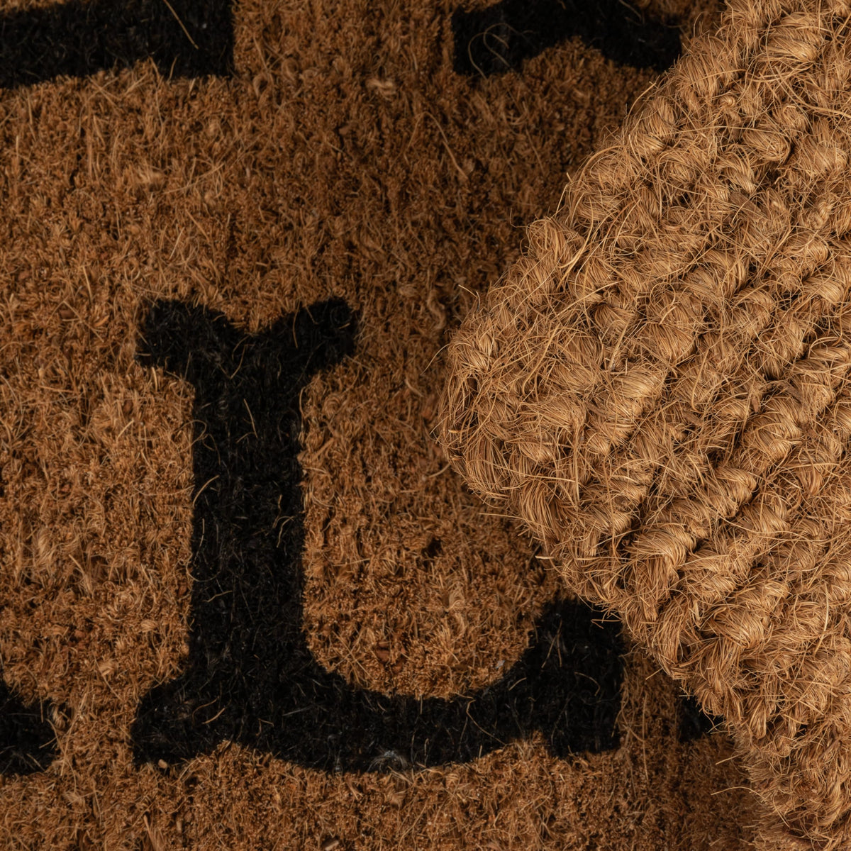 Creative Co-Op Hey Y'all Doormat outdoor-ready on covered porch