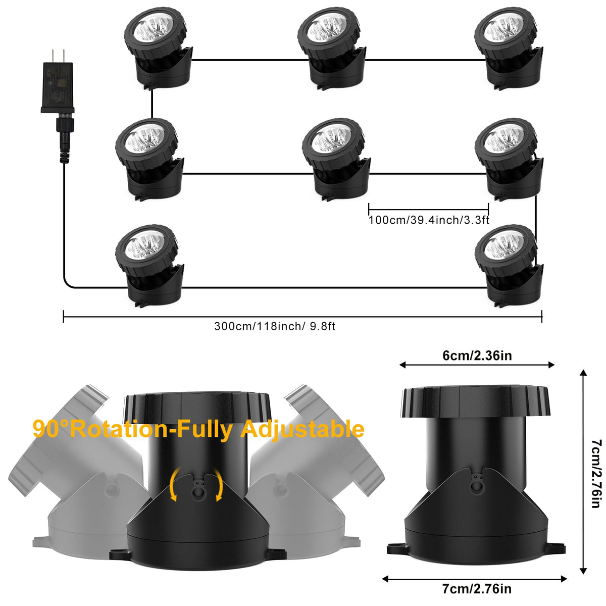 CREPOW 5V low-voltage LED ensuring safe operation near water