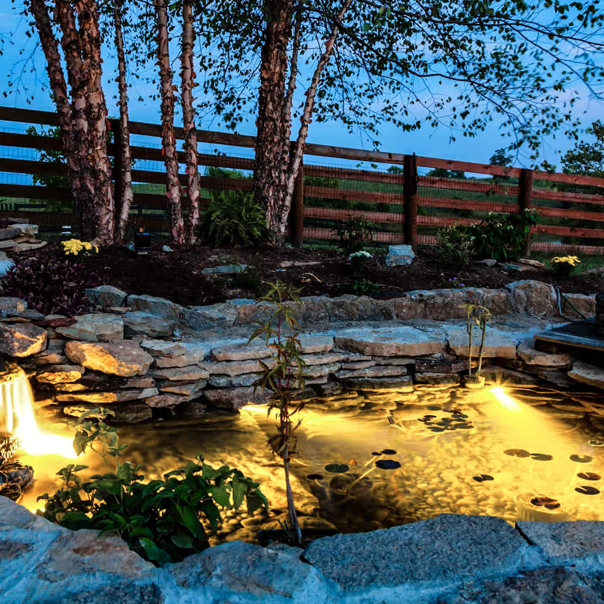 CREPOW IP68 waterproof light designed for reliable underwater and fountain use.