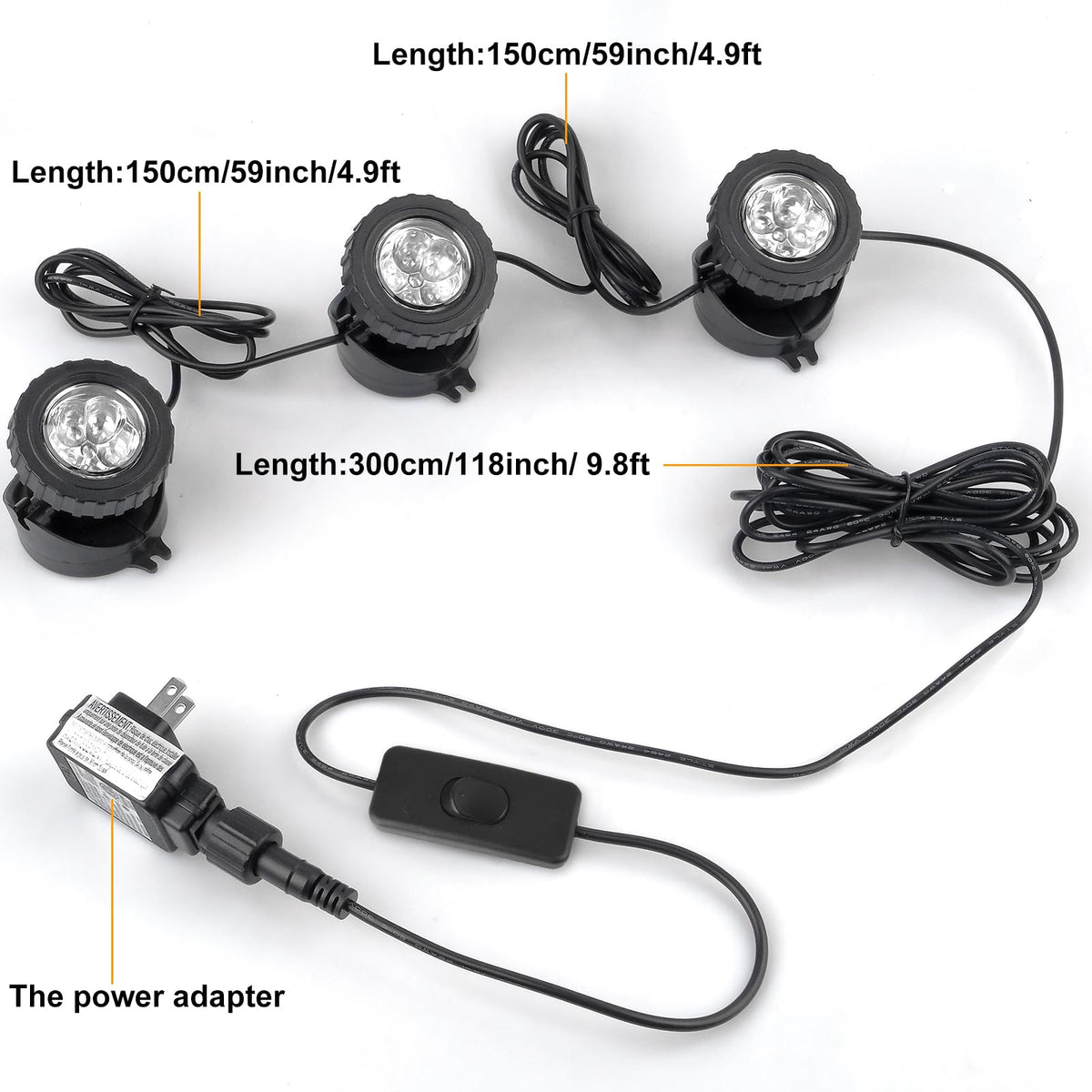 CREPOW 5V low-voltage safety design keeps water features cool and safe.