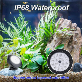 CREPOW IP68 waterproof design resists moisture around outdoor ponds.