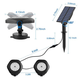 CREPOW waterproof fountain light for ponds and water features.