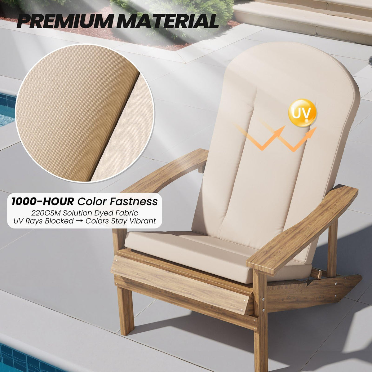 Crestlive tie-back straps secure cushions on chairs without readjustment