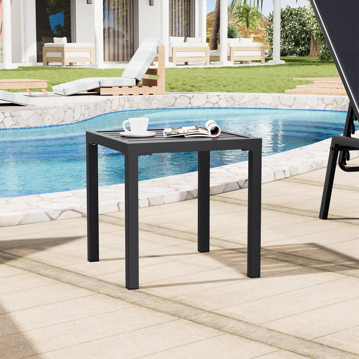 Crestlive compact space-saving design fits small balconies and patios