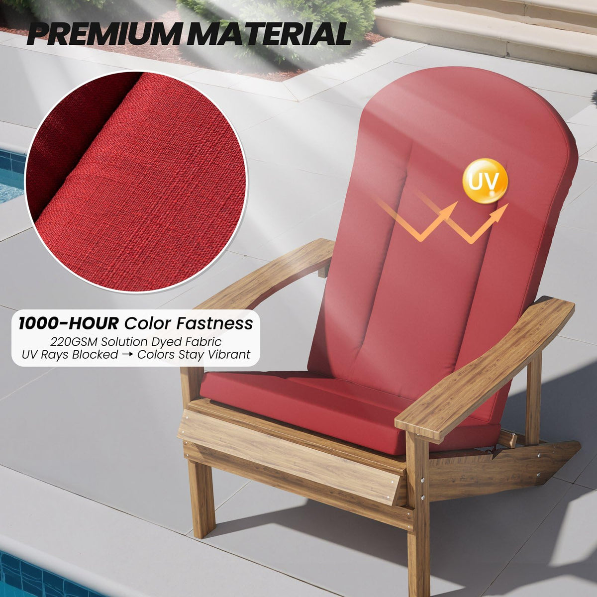 Crestlive cushions placed on a patio swing for cozy outdoor lounging.