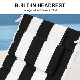Crestlive premium fabric cushion resists water, fading, and sun exposure for durability.