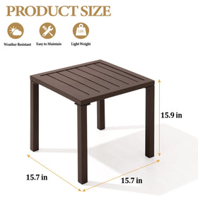 Crestlive Products patio yard deck side table keeps drinks within reach.