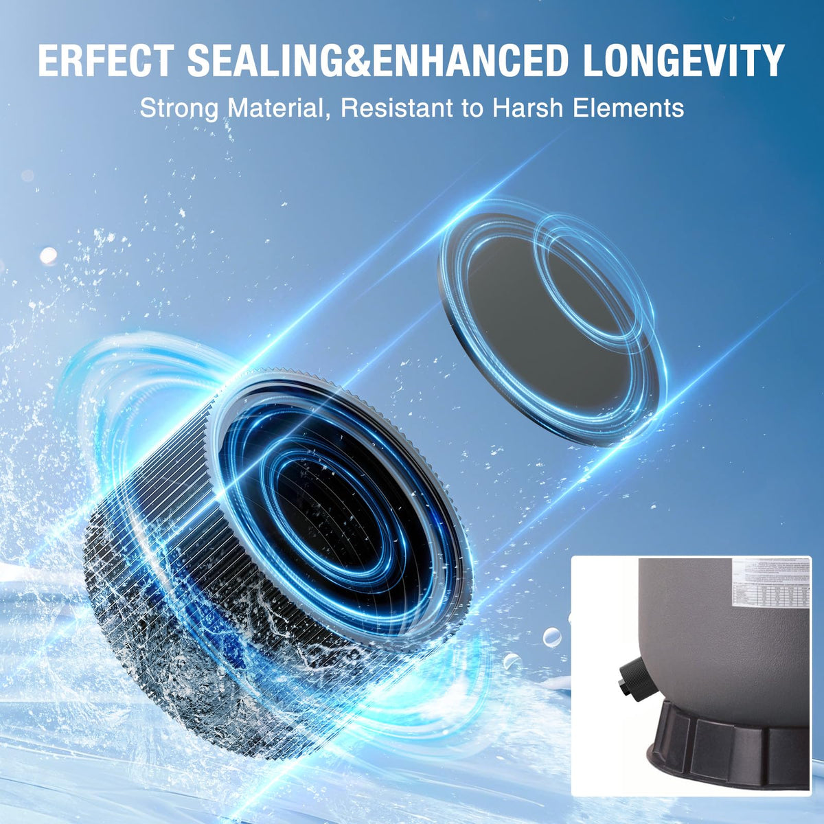 CRESTWAVE 154712 drain cap SD70 fit promotes consistent drainage and reduced leaks.