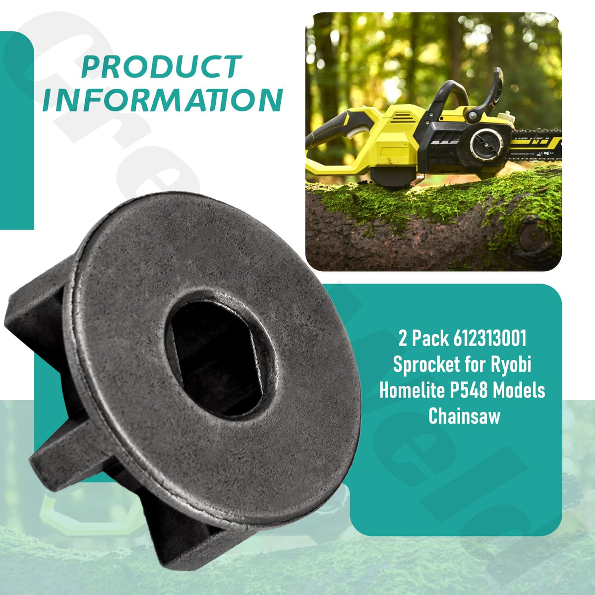 CrestWeld 612313001 compatible with Ryobi P548 and select models.