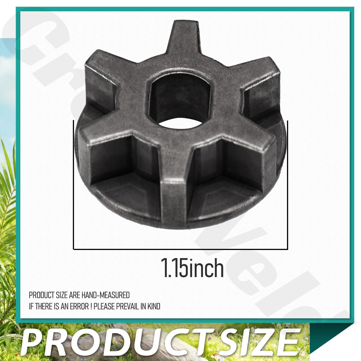 CrestWeld 612313001 sprocket rear view for Ryobi P548, ensures precise alignment.