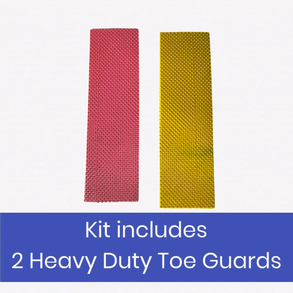 CBB emery board sandpaper prepares toe surface for secure adhesion.