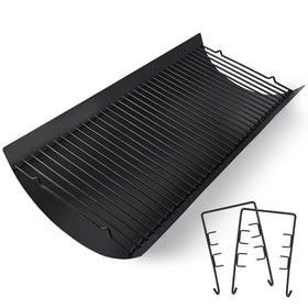 Criditpid 27-inch ash pan fits Char Griller grills for easy cleaning and extended grilling.