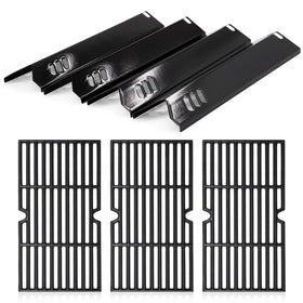 Criditpid Dyna Glo DGF493BNP grates provide precise fit for even searing