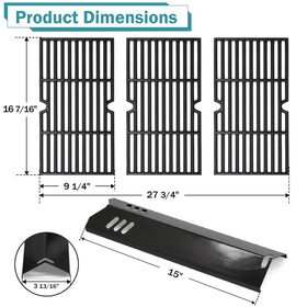 Criditpid Dyna Glo heat shields protect grill surfaces under high heat