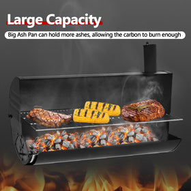 Criditpid ash pan easy-clean design enables quick ash disposal