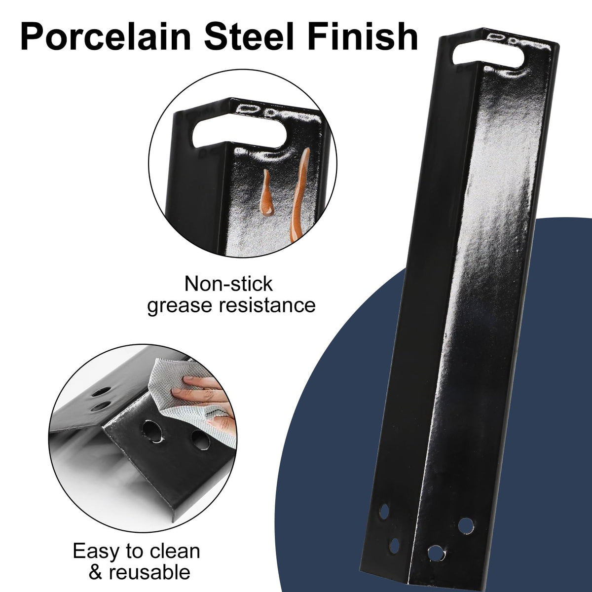 Criditpid heat plate interior features smooth surface for quick cleaning