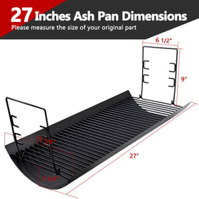 Criditpid 9-inch fire grate hanger keeps grates secure for stable grilling.