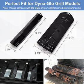 Criditpid heat plate for Dyna-Glo DGH450CRP protects burners