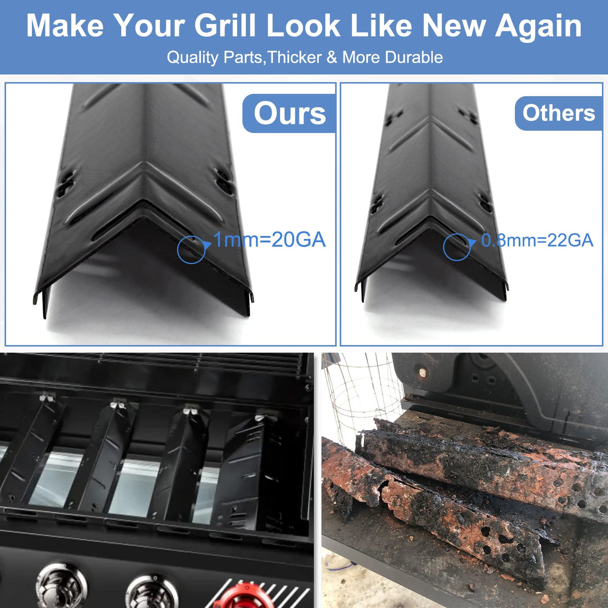 Criditpid shield assembly for Dyna-Glo DGH450CRP boosts durability
