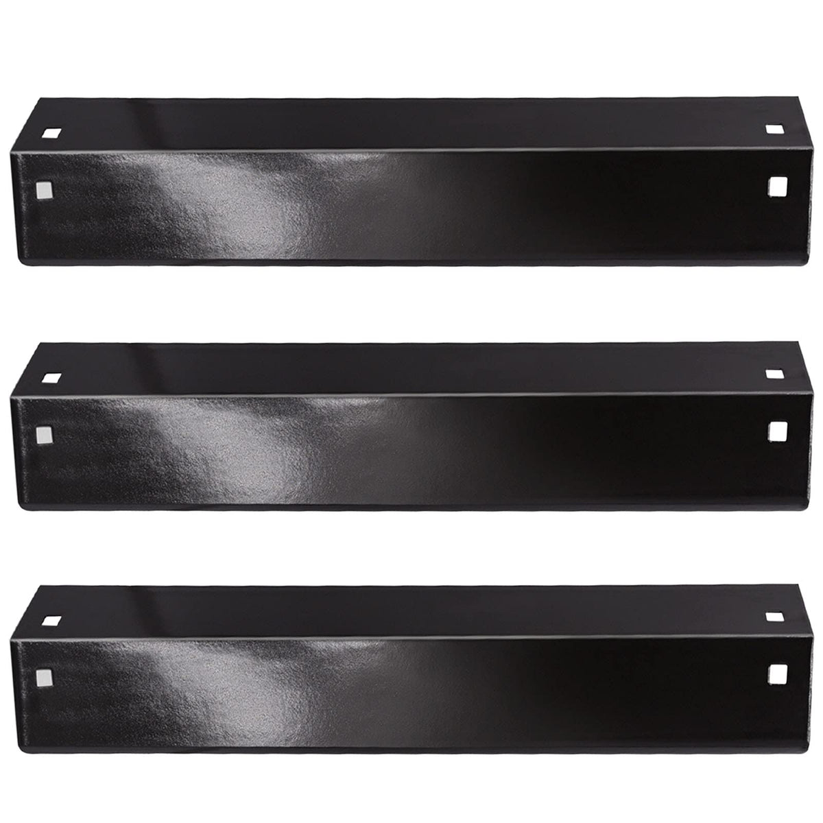 Criditpid heat plate shields for Chargriller 5050 with rust-resistant porcelain steel