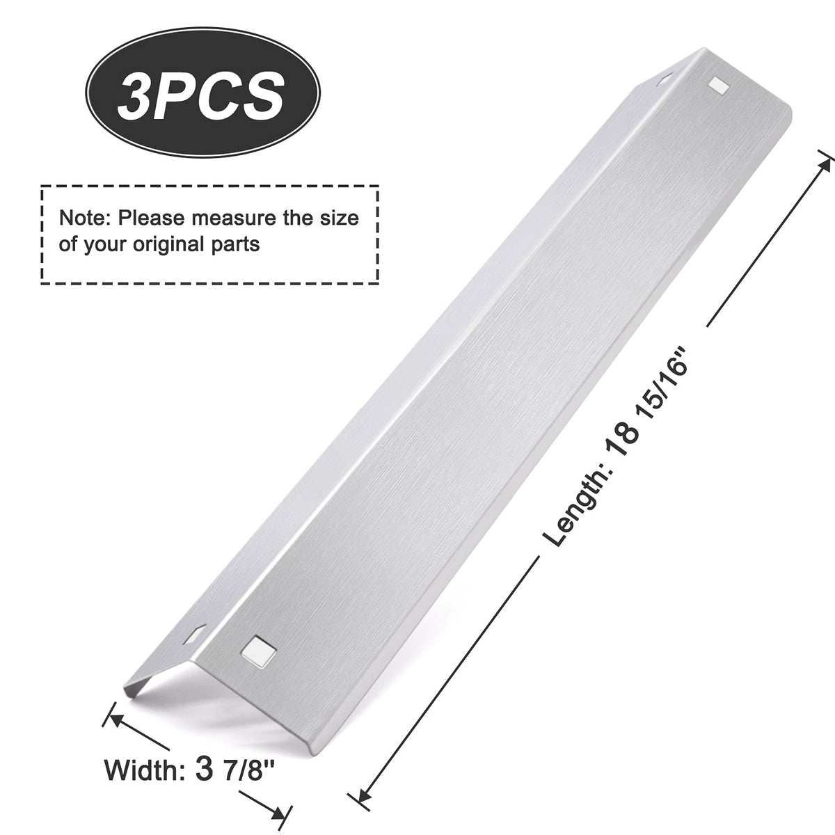 Criditpid heat plate shields for Chargriller 5650 ensure even heat distribution on every cook.