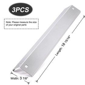 Criditpid heat plate shields for Chargriller 5650 ensure even heat distribution on every cook.